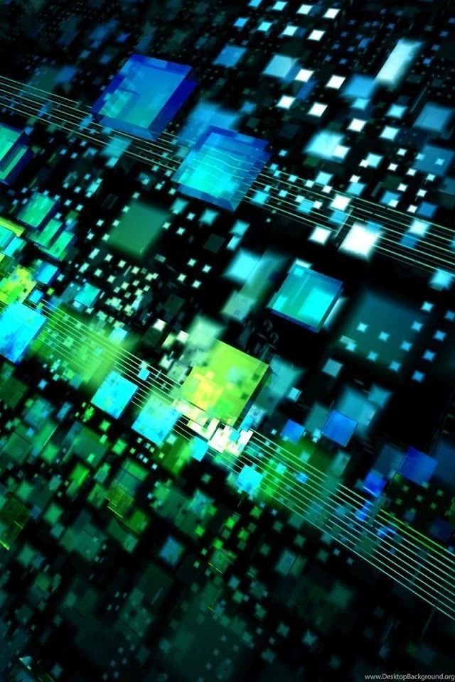 Abstract Electronic Optical iPhone 4s Wallpapers Download
