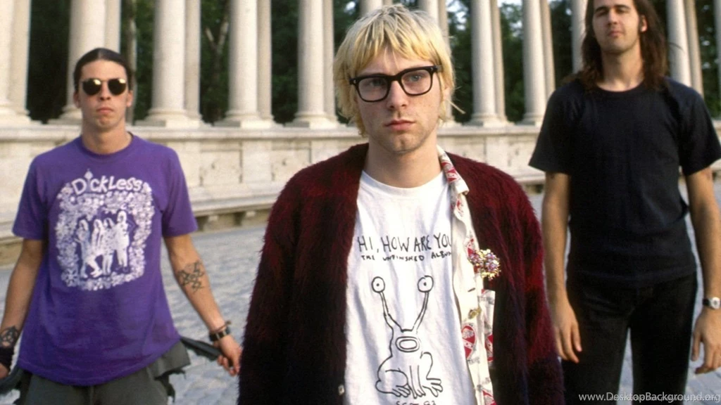 Download 1366x768 Nirvana Band Wallpapers