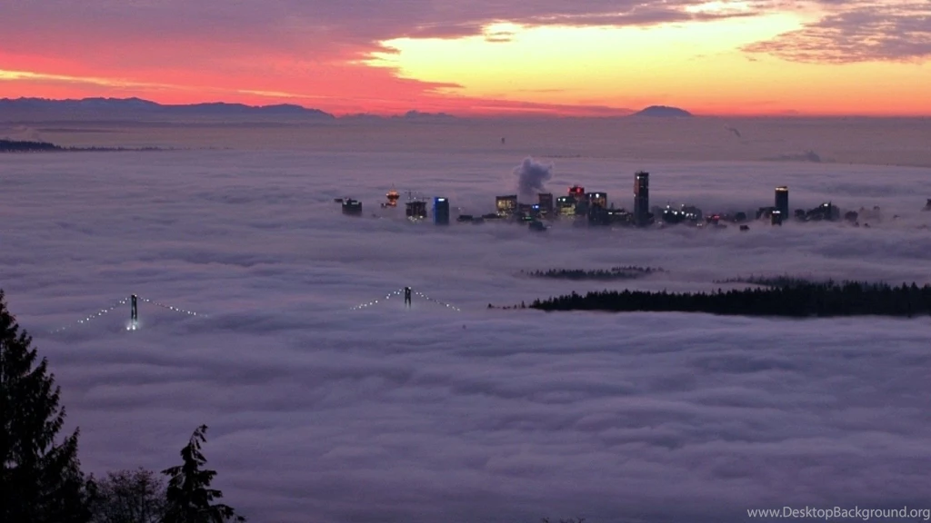 Canada Tag Wallpapers Page 3: Vancouver Bc Sunrise Fog Canada City ...