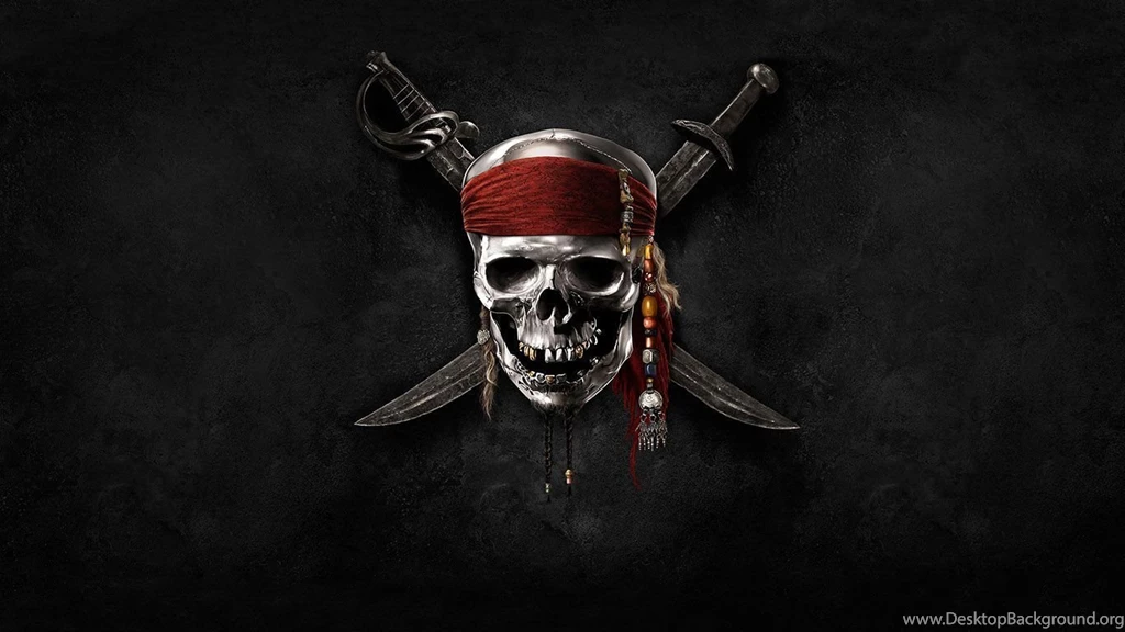 HD Backgrounds Pirates Logo Pirates Of The Caribbean Skull Knife ...