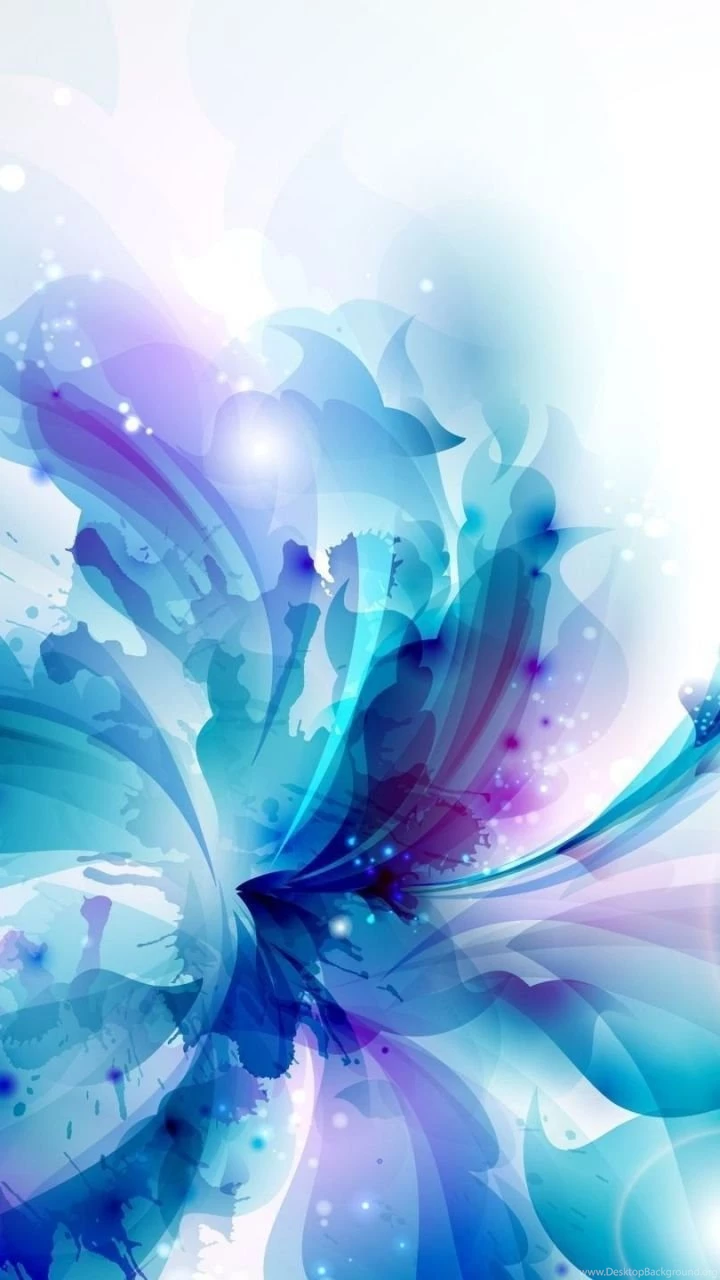 Download Wallpapers 720x1280 Flower, Patches, Drawing, Colorful ...