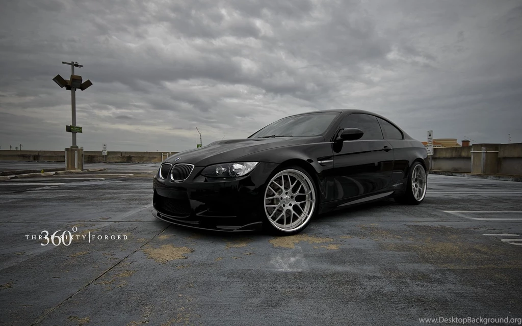 Three Sixty Forged Black BMW 4K Wallpapers