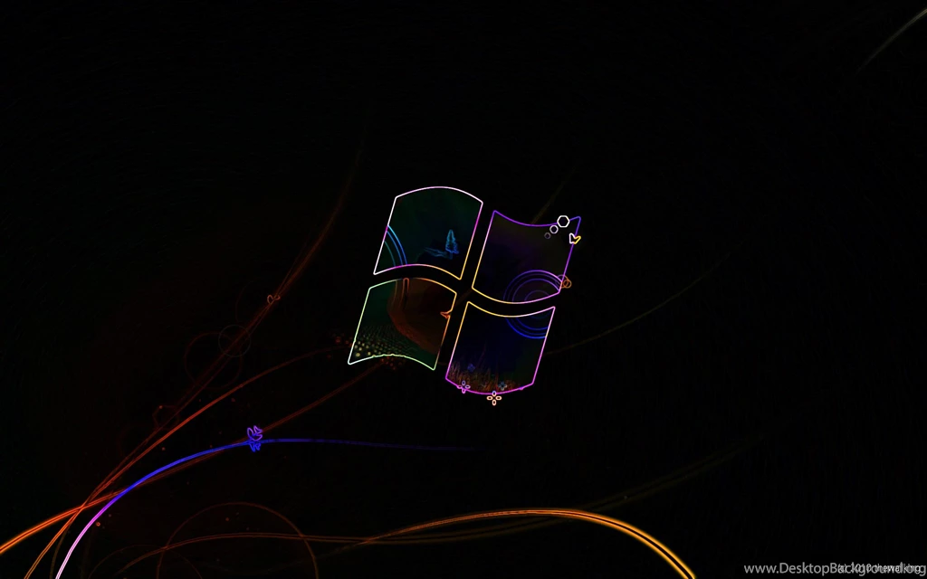 10106) Windows 7 Black Full HD Wallpapers Attachment WalOps.com