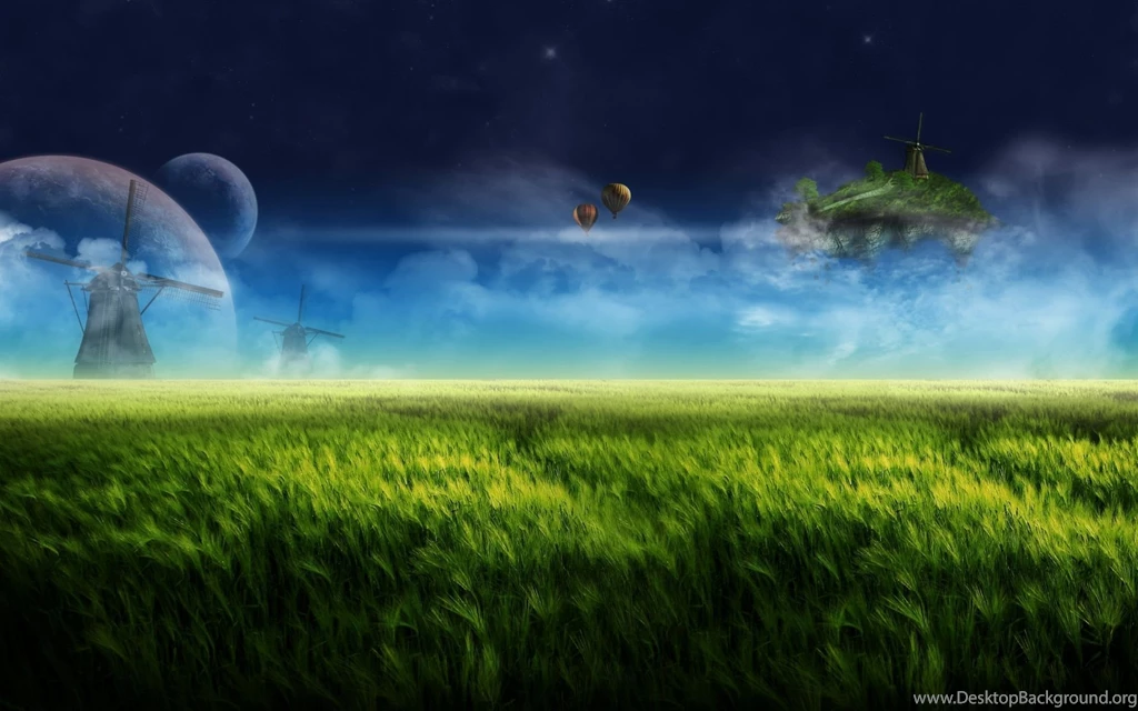 Floating Island Blue Wallpapers And Images   Wallpapers, Pictures ...