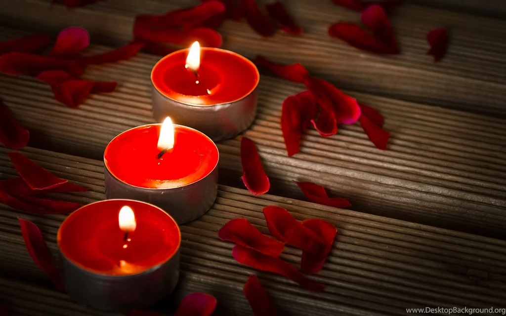 Candles Petals And Romance Wallpapers 1920x1200 1078943