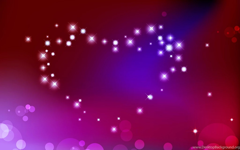 Love Heart Wallpapers Pink Colors Stars Romance Wallpapers ...
