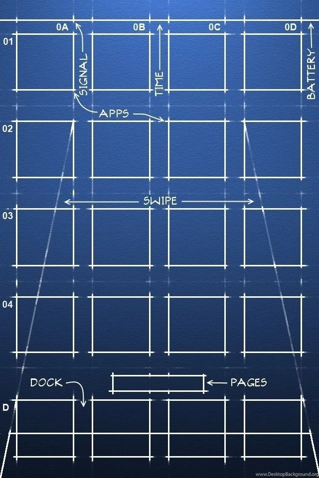 Cool Link: iPhone 4 Blueprint Wallpapers