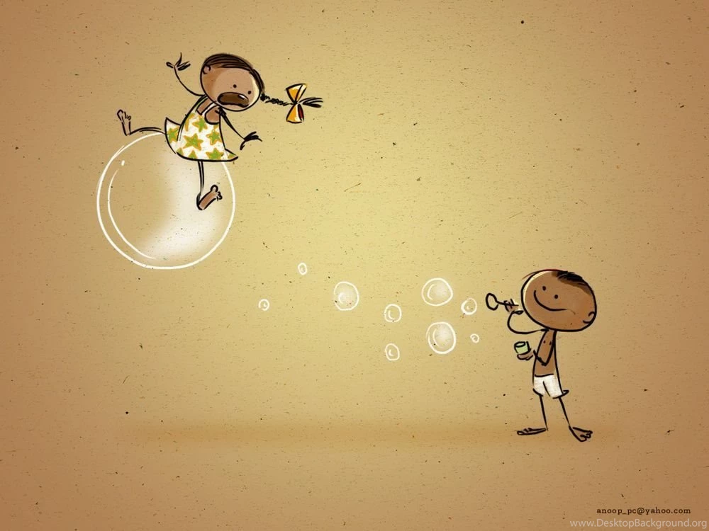 Wallpapers Bubbles By Anoop pc Customize.org
