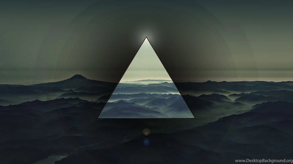 Download Wallpapers 1366x768 Triangle, Light, Dark Laptop 1366x768 ...