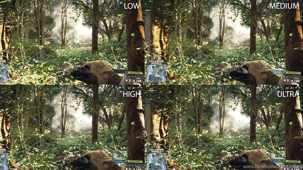 Battlefield 4 Settings Comparison 4K / UHD MRGV YouTube