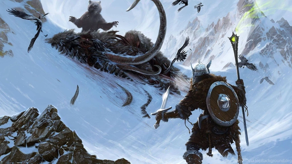 2560x1440 Skyrim Mammoth Wallpapers