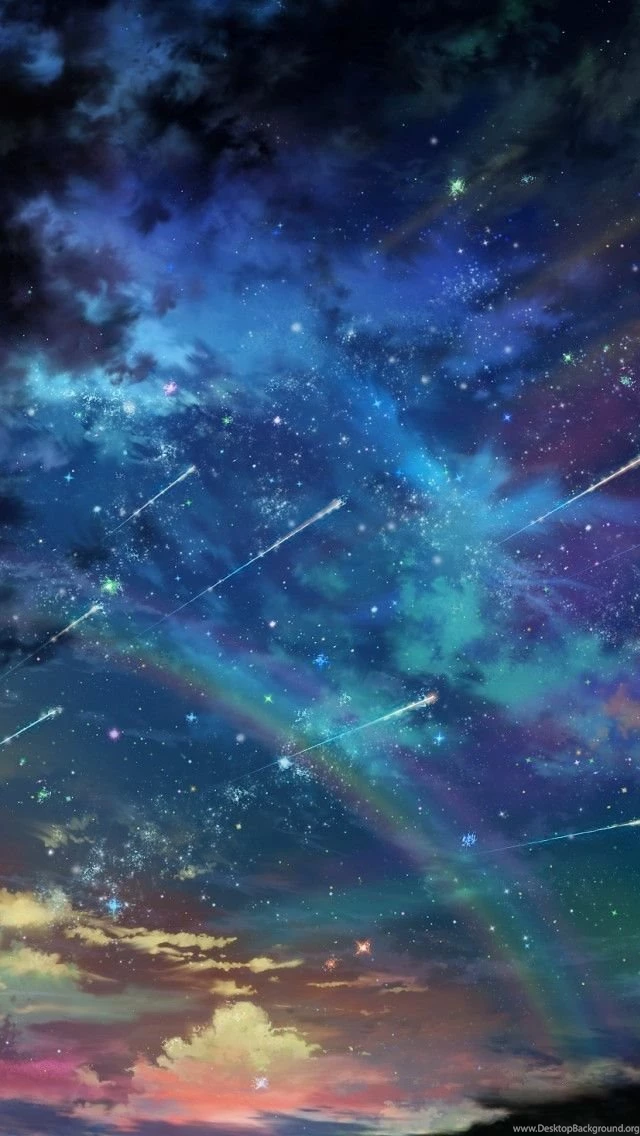 Colorful Space Landscape iPhone 5s Wallpapers Download