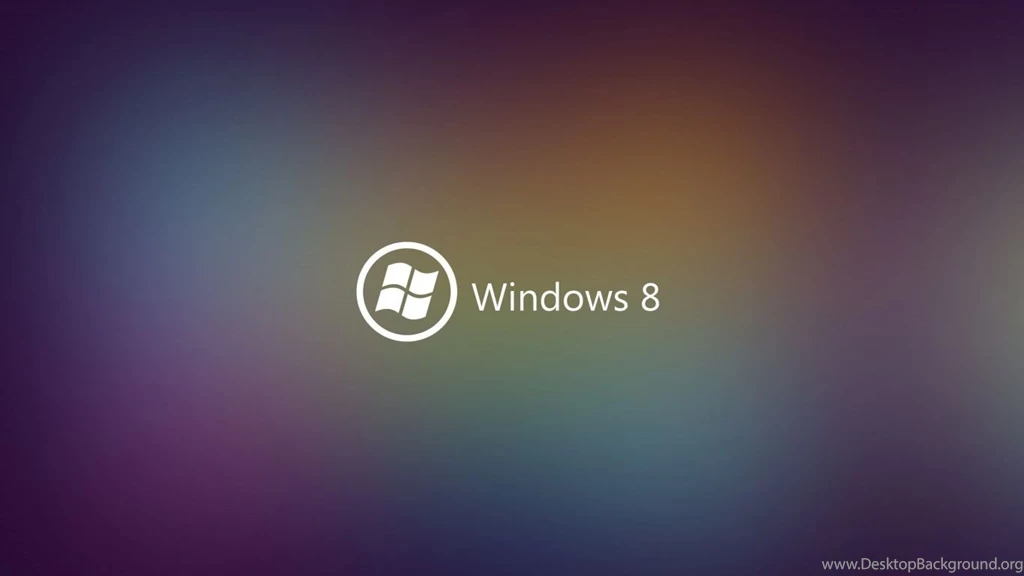 Download Wallpapers 1366x768 Windows 8, Os, Blue, Orange, Blur ...