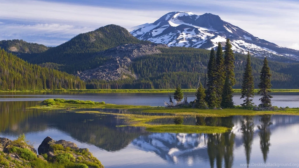 Nature: Sparks Lake, South Sister Peak, Deschutes National Forest ...