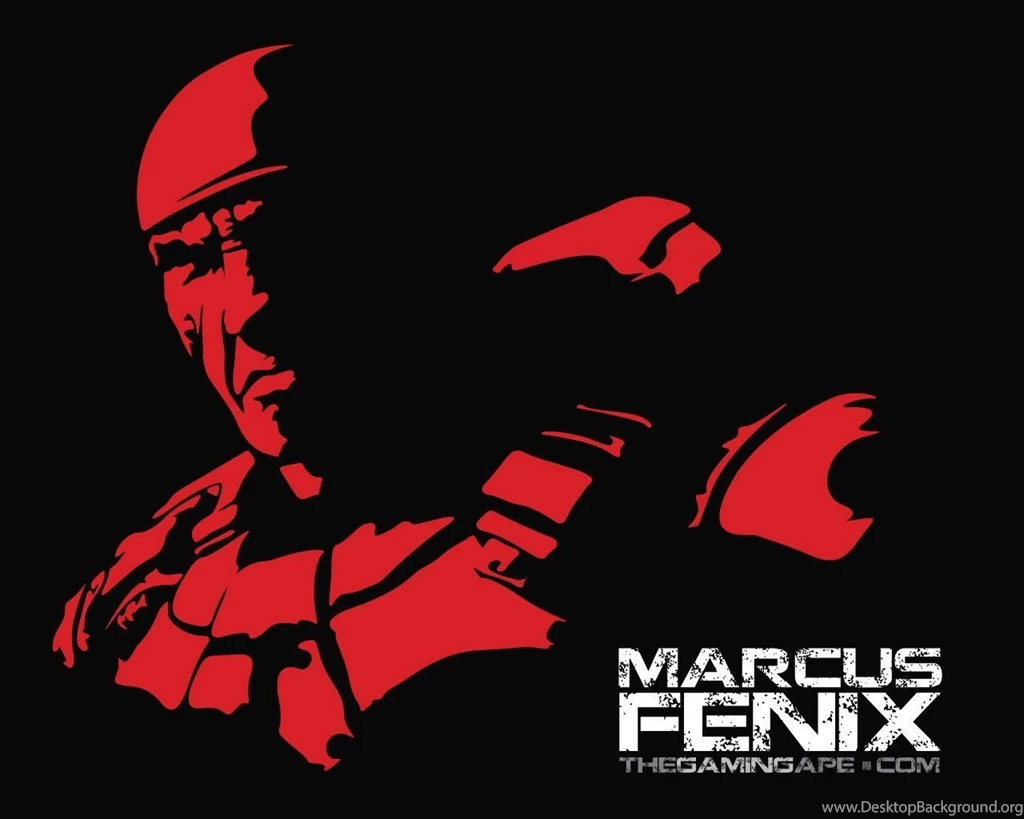 The Gaming Ape: Marcus Fenix (Vector Speed Drawing)