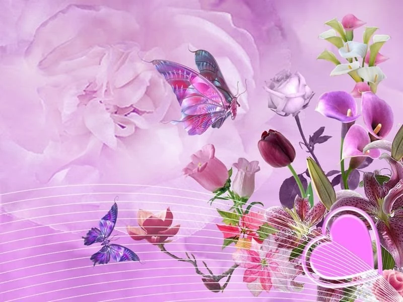 Spring Flowers Wallpapers Hd Beautiful Black And White Flowers ...