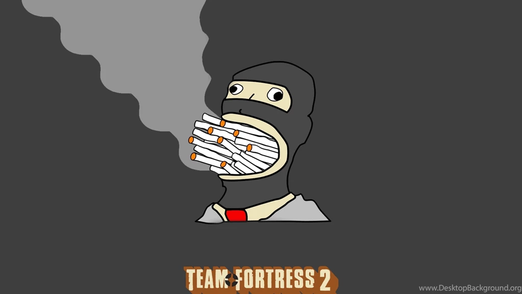Download Wallpapers 3840x2160 Team Fortress 2, Cigarette, Smoke ...