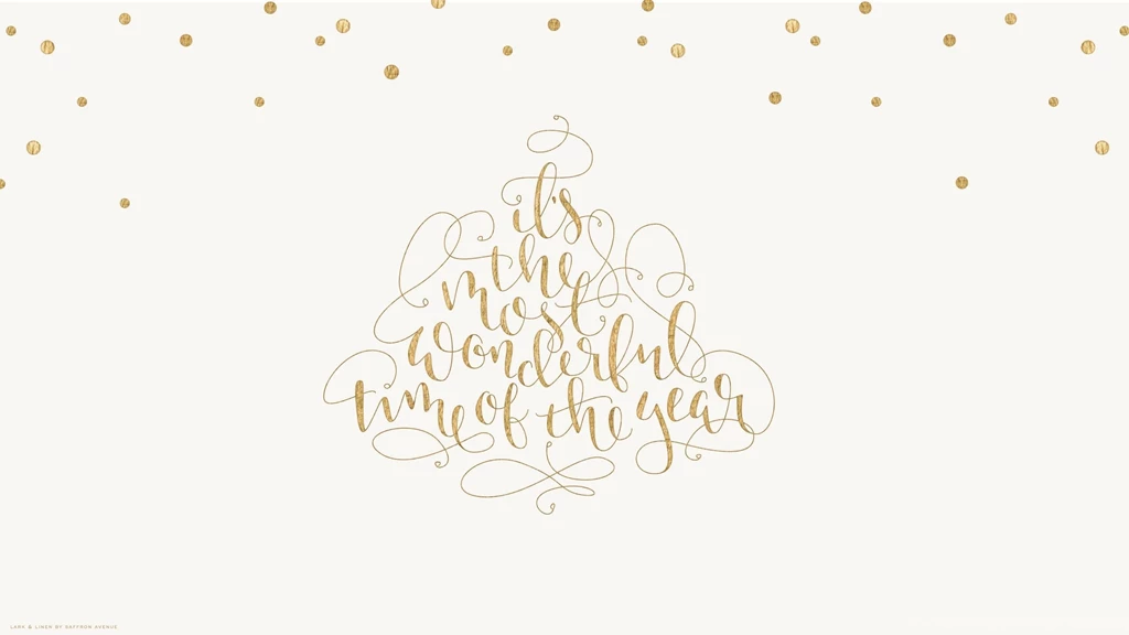 Free Christmassy Desktop Wallpapers – Lark & Linen
