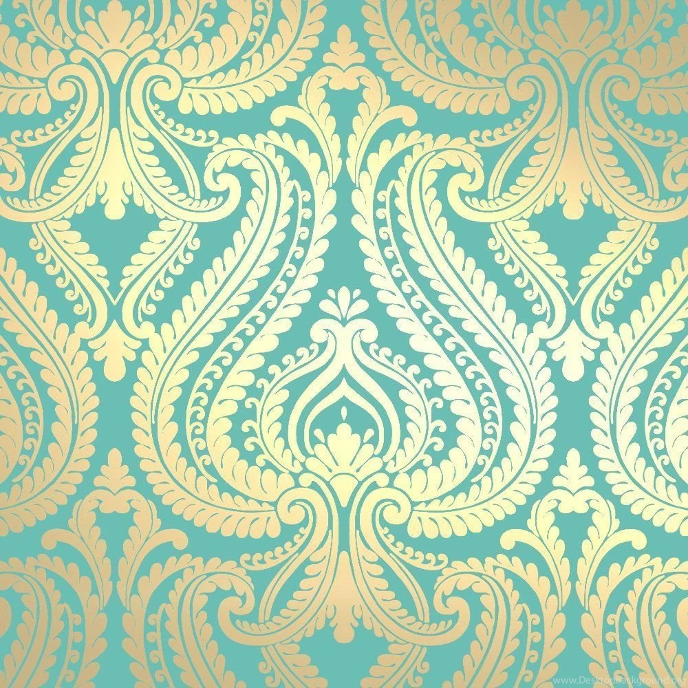Gold Damask Desktop Wallpapers