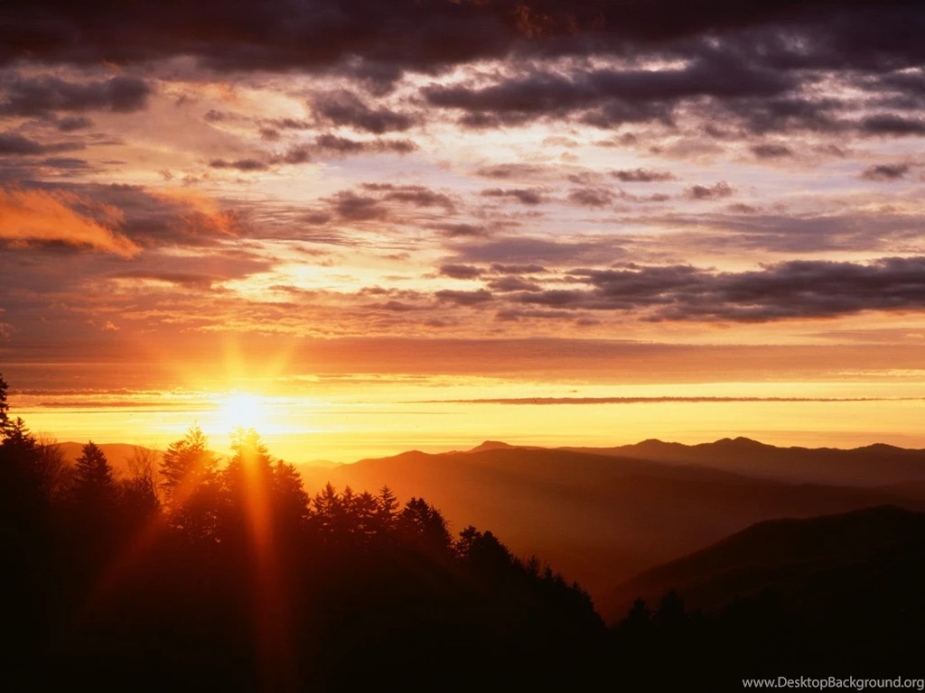 Download Full HD Smoky Mountain Sunrise Backgrounds HD Wallpapers