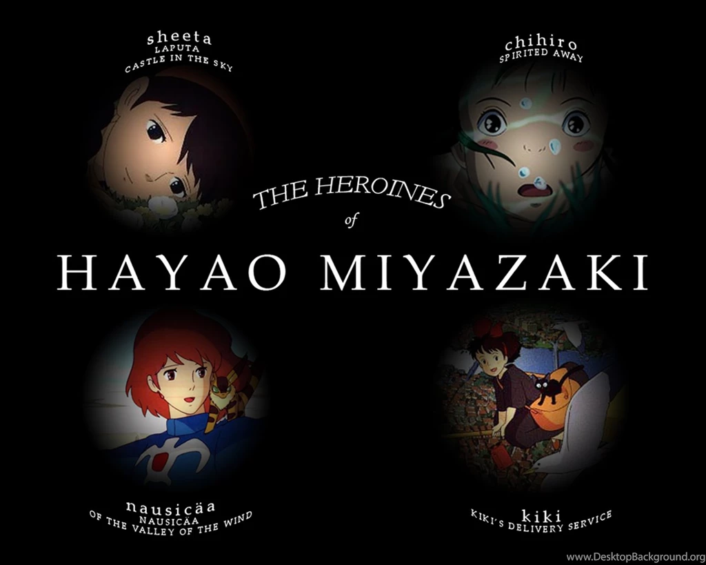The Heroines Of Hayao Miyazaki By UberMan5000 On DeviantArt