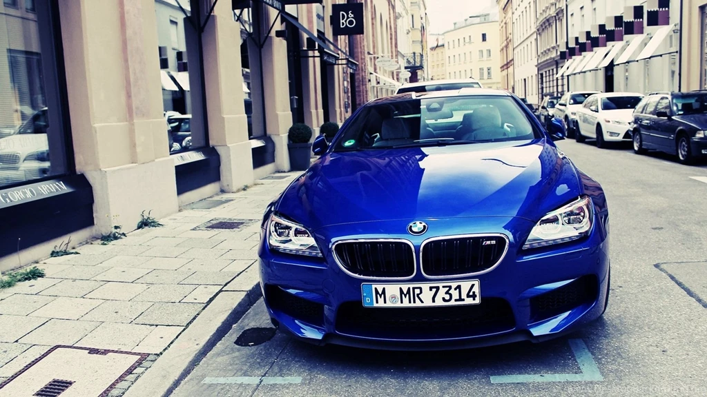 1920x1080 Blue BMW M6 On The Streets Desktop PC And Mac Wallpapers
