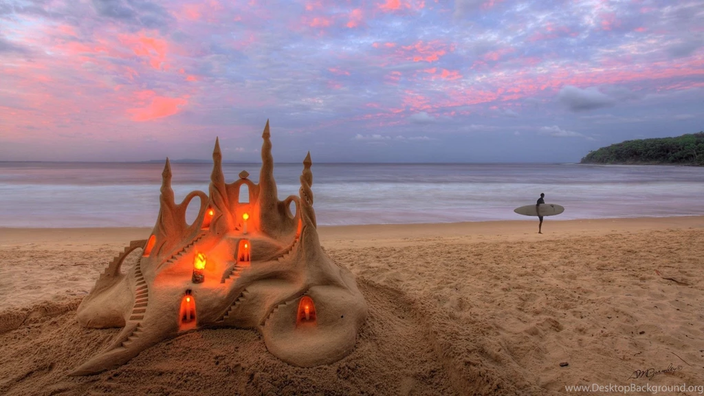 Sand Castle Candles Wallpapers 165642
