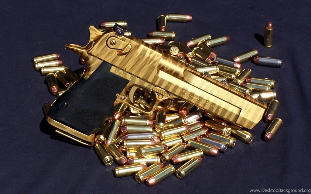 Download Free Gold Gun Wallpapers For Mobile The Quotes Land