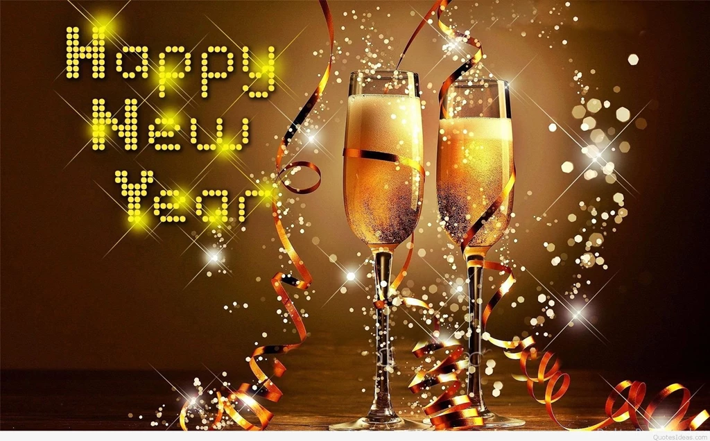 Cute wish Happy new year champagne HD wallpaper for 2016.jpg