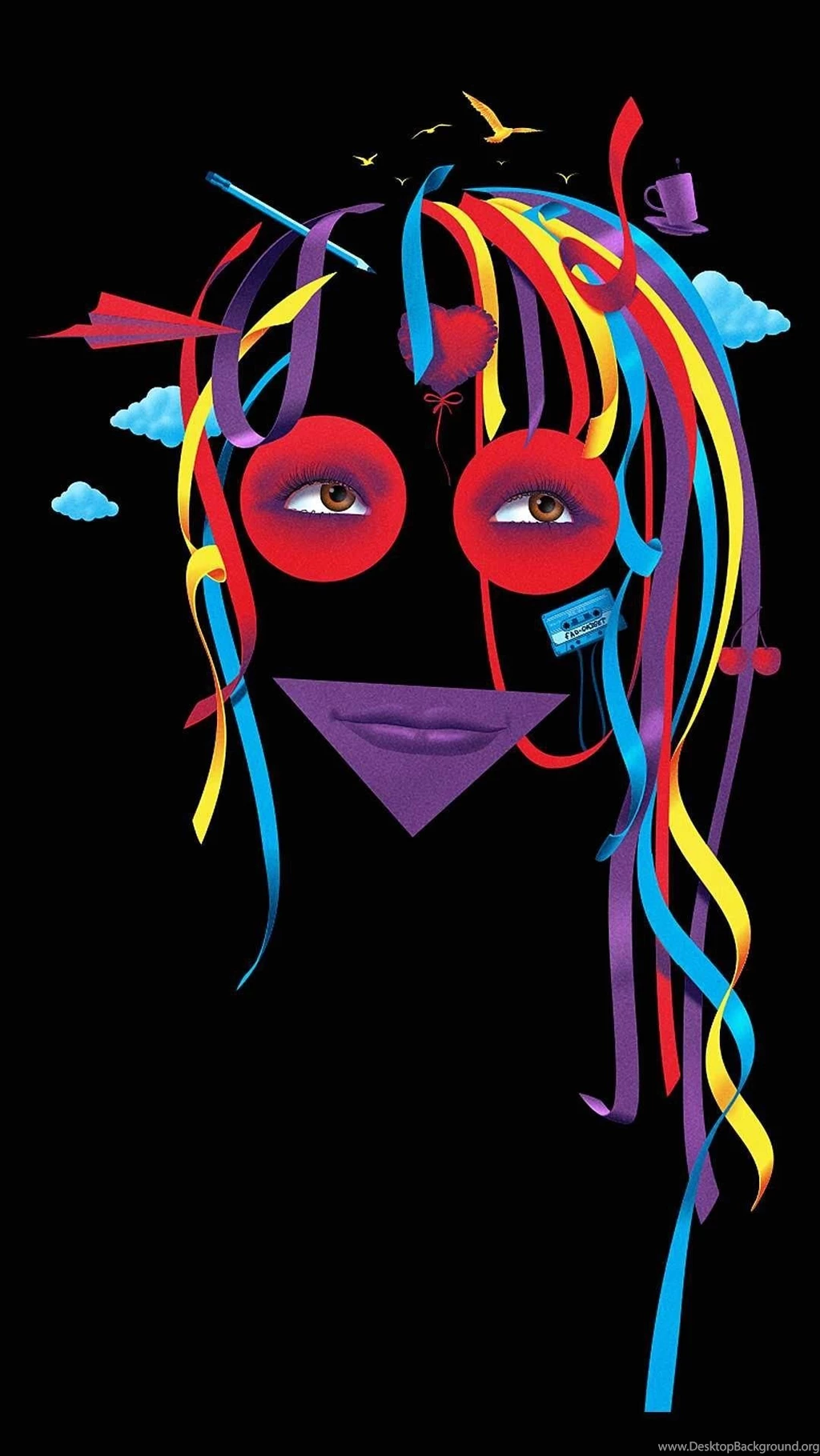 Wallpapers Full Hd 1080 X 1920 Smartphone Woman Abstract   1080 X ...