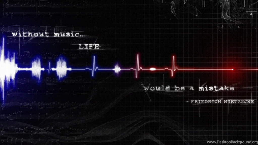 Music, Ekg, Friedrich Nietzsche, Ecg :: Wallpapers