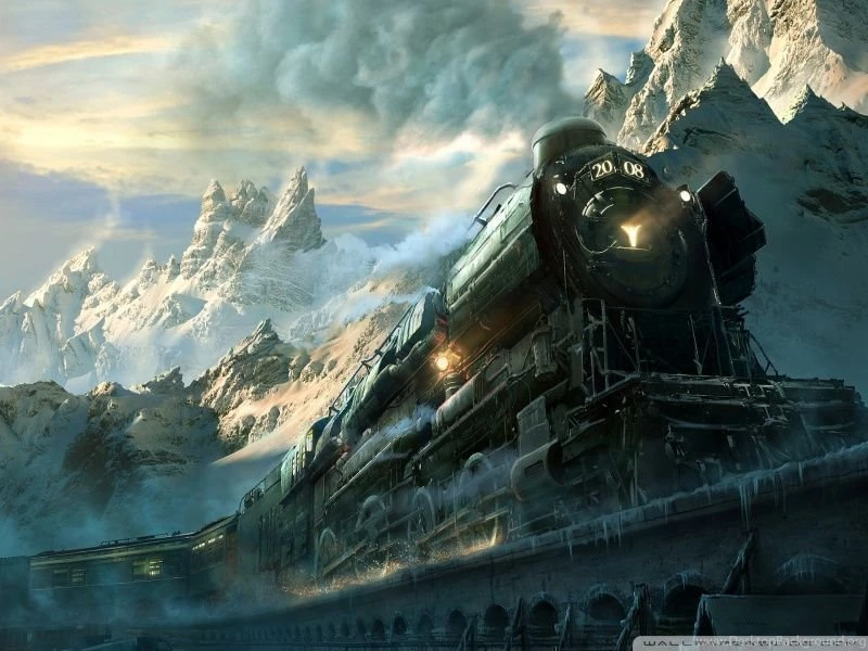 Train Travel Fantasy HD Desktop Wallpapers : Widescreen