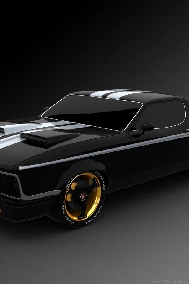 640x960 Black Racing Sports Car Iphone 4 Wallpapers