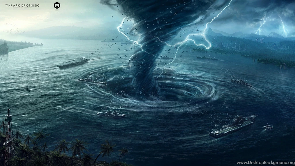 Desktopography, Natural Disaster, Hurricane, Water, Digital Art ...