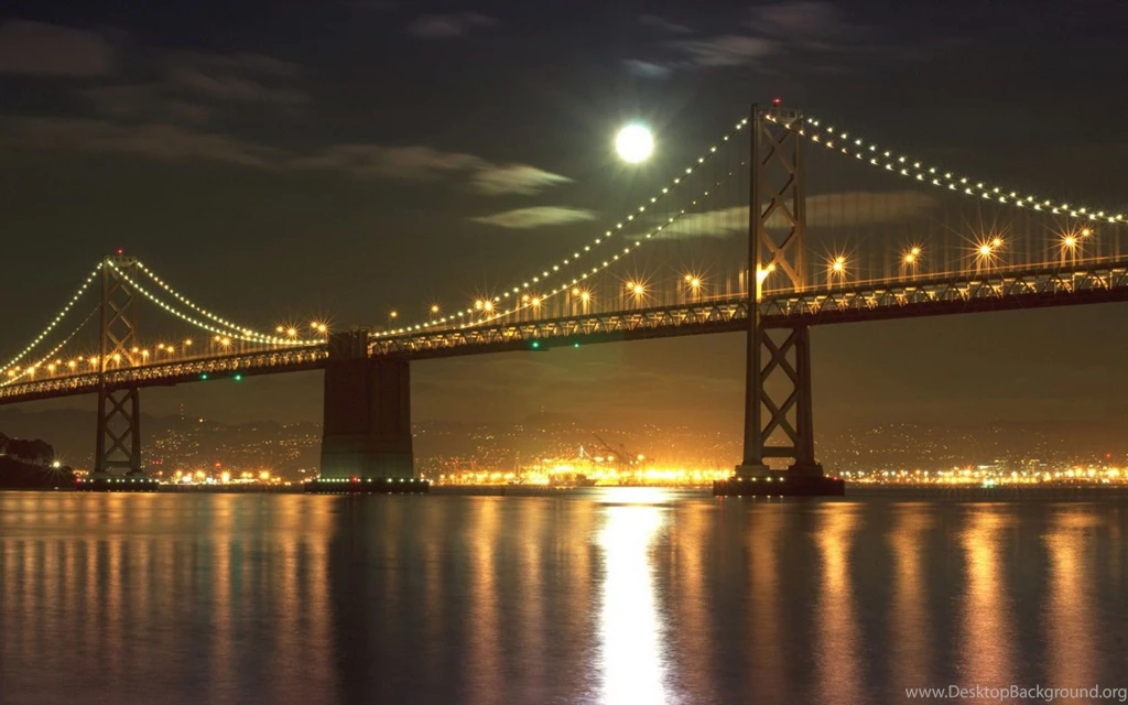 San Francisco Skyline Golden Gate Wallpaper.