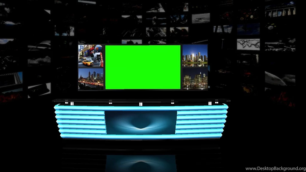 Virtual TV Studio Backgrounds Green Screen YouTube