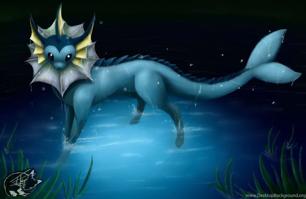 Vaporeon By Lazyfoxxx On DeviantArt