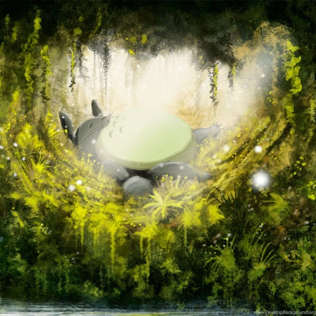 My Neighbor Totoro iPad 1 & 2 Wallpapers