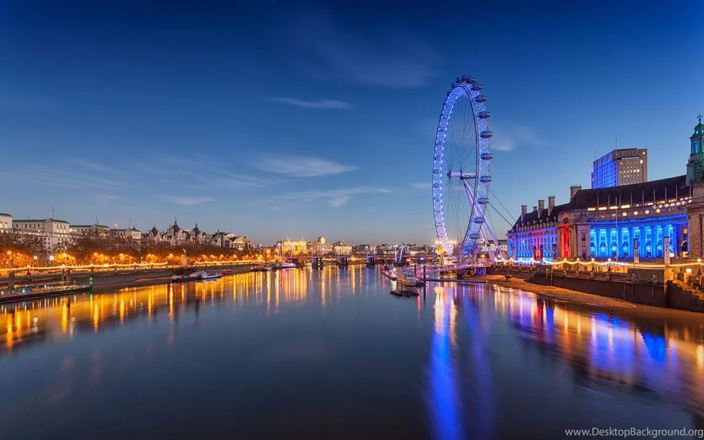 London Eye At Twilight Wallpapers HD