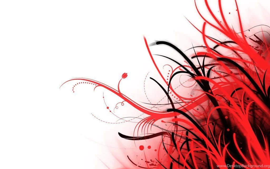 Abstract White Red (id: 40030) – BUZZERG