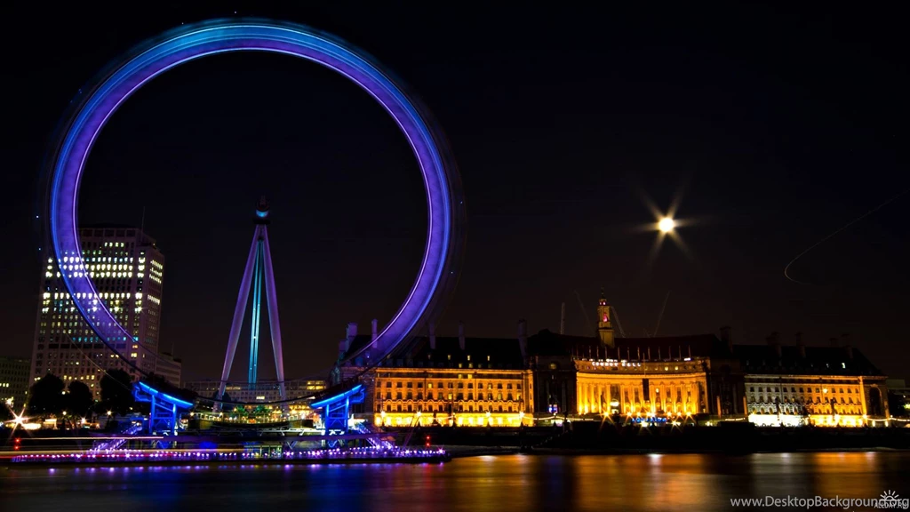 NobleWalls: London Eye Architecture Light Buildings Night Desktop ...