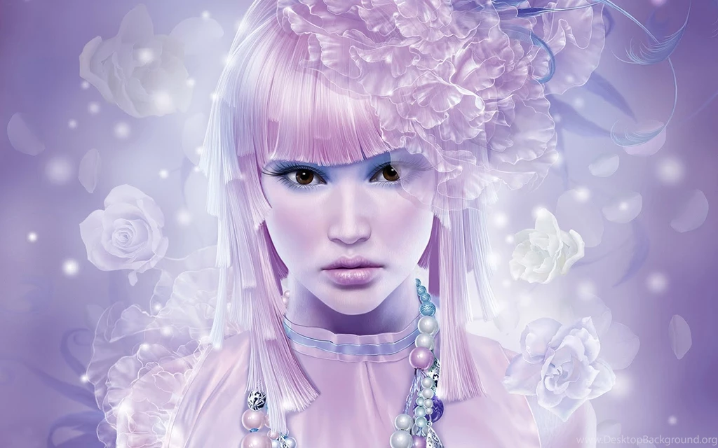 Fantasy Girl PC Desktop HD Paintings,wallpapers 1440x900 And ...