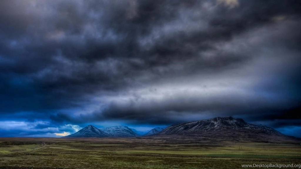 Dark Clouds Over Mountain Valley 1203147 Wallpapers   (