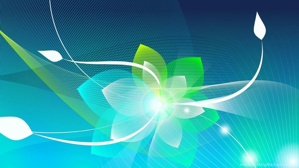 Wallpapers Wireframe Flower, A Flower, A Grid