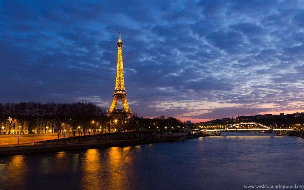 2560x1600 Paris, Night, The Eiffel Tower, River, Lights, Paris ...