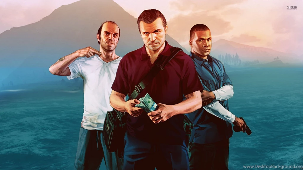 Trevor, Michael And Franklin Grand Theft Auto V Wallpapers Game ...