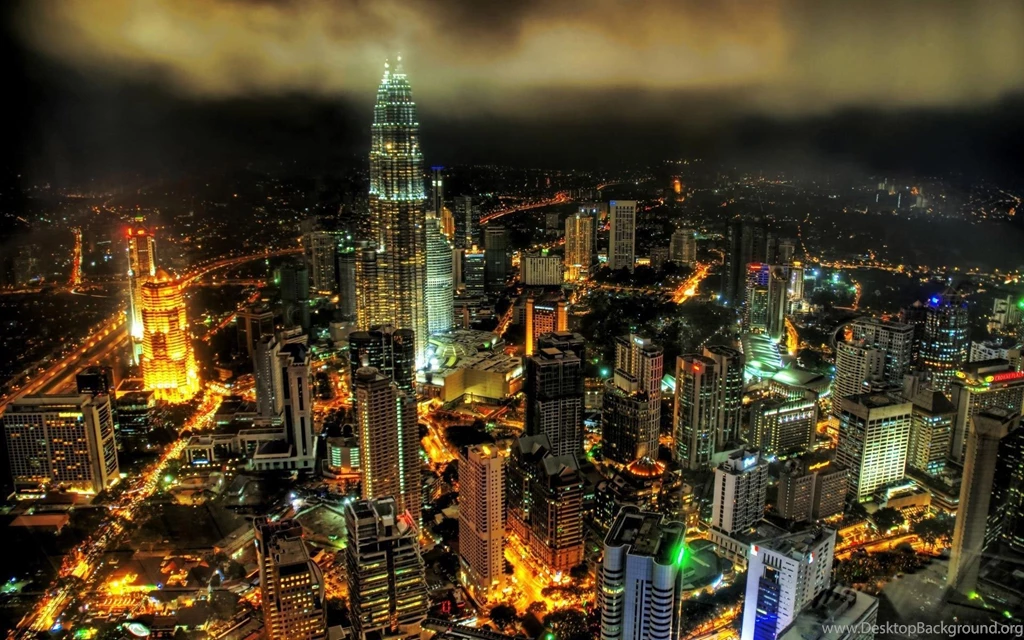 Dubai City At Night Wallpapers