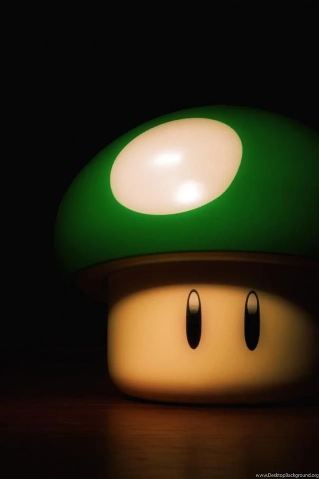 HDscreen: Super Mario Green Mushrooms Desktop Bakcgrounds