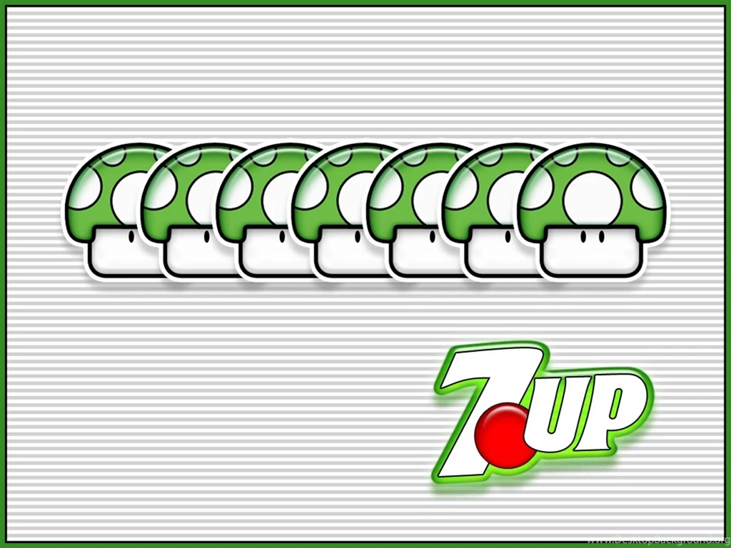 7up Mario Super Mario Bros Mushrooms Punny Wallpapers (