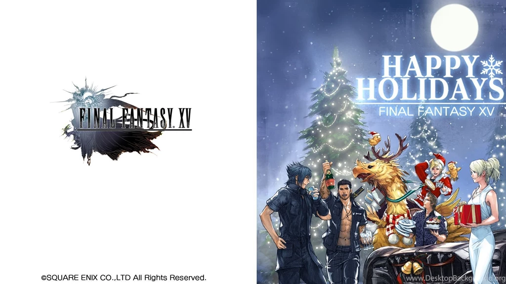 Final Fantasy XV Gets Lovely Festive Artwork As Wallpapers ...